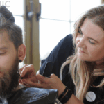 Organischer Haarschnitt