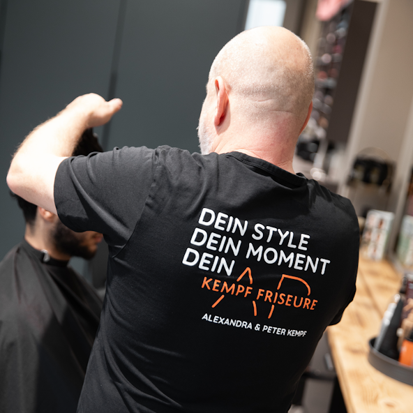 Peter Kempf mit Slogan